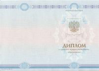 Чистый бланк диплома среднего образования